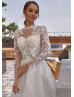 Beaded Ivory Lace Tulle Rustic Wedding Dress Beaded Ivory Lace Tulle Rustic Wedding Dress